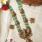 Premium Temple green beads Haaram LH622