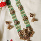 Premium Temple green beads Haaram LH622