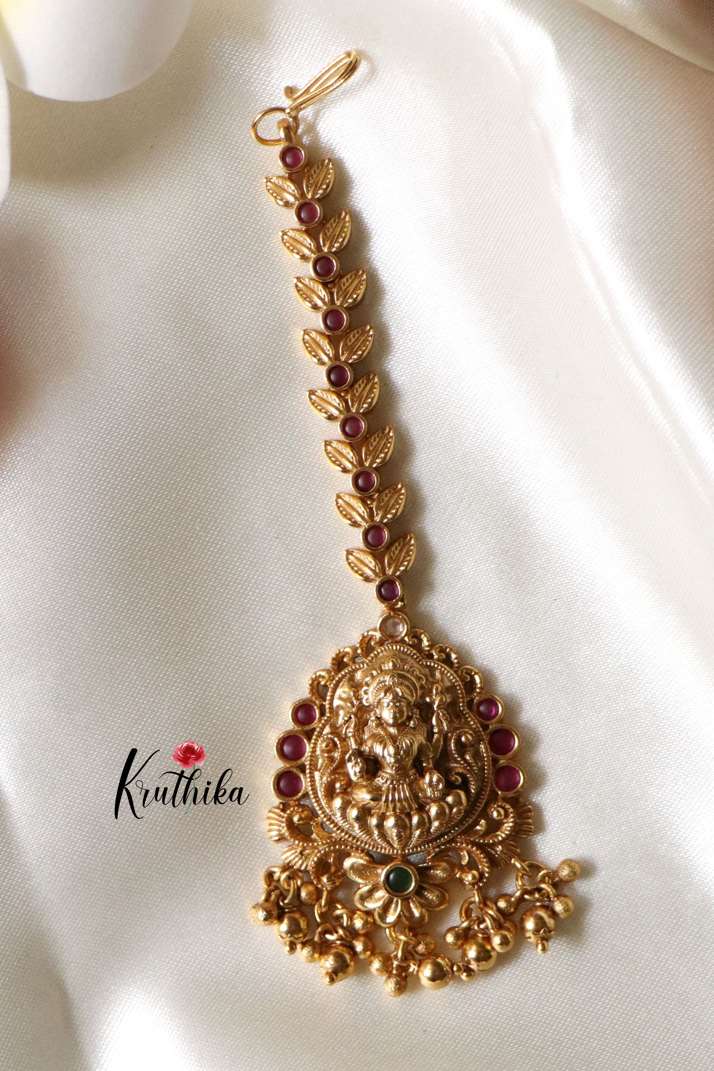 Premium Lakshmi kemp Maang tika MT176