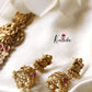 Grand Three Layer Ruby Lakshmi Haaram LH614