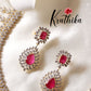 Sparkling CZ Necklace Ruby NC1254