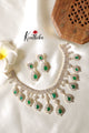 Sparkling CZ Necklace Emerald NC1254