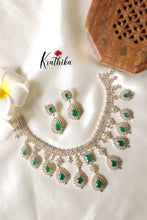 Sparkling CZ Necklace Emerald NC1254