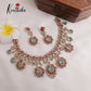 Gorgeous Victorian Pastel Drop Pendants Necklace Set NC1990