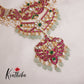 Grand peacock Jadau Kundan guttapoosalu mid length Haaram LH1887