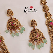 Elegant Two Layer Lakshmi Jadau Haaram LH1876 (Available in 2 Colours)