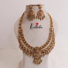 Elegant Two Layer Lakshmi Jadau Haaram LH1876 (Available in 2 Colours)