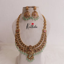 Elegant Two Layer Lakshmi Jadau Haaram LH1876 (Available in 2 Colours)