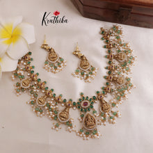 Grand Temple Lakshmi Guttaposalu Necklace NC2013