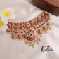 Grand Royal Hand Crafted Jadau Kundan Semi Bridal Necklace NC2008 (Available in 2 Colours)