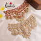 Grand Royal Hand Crafted Jadau Kundan Semi Bridal Necklace NC2008 (Available in 2 Colours)