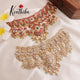 Grand Royal Hand Crafted Jadau Kundan Semi Bridal Necklace NC2008 (Available in 2 Colours)