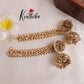 Premium Peacock Jhumkas with cluster pearl Maatilu (earchains) E517