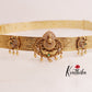 Pretty Light Weight AD Peacock Hip Belt with Golden Beads V254