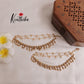Beautiful Three Layer Pearl Earchain EC92