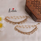 Beautiful Three Layer Pearl Earchain EC92