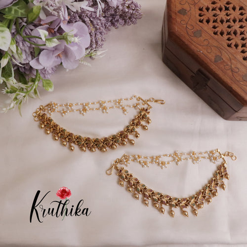 Elegant Three Layer Butterfly Desin Earchain EC93
