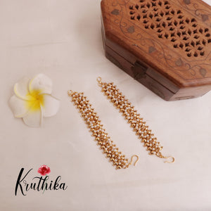 Gorgeous Pearl Earchains EC86