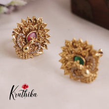Gorgeous Peacock Design Finger Ring R32