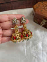 Victorian Coral Jhumkas E270