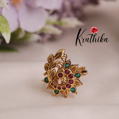Beautiful Kemp Peacock Design Finger Ring R33