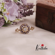 Trendy Victorian Finger Rings R36  (Available in 2 Colours)