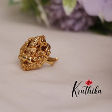 Simple Traditional Lakshmi Devi Finger Ring R35