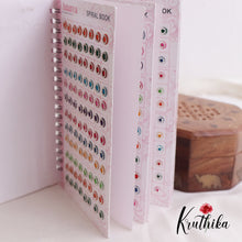 Round Shaped Stone Multi Colors Bindi Book BB6
