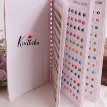 Round Shaped Stone Multi Colors Bindi Book BB6