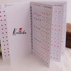 Round Shaped Multi Color Bindi Book BB2