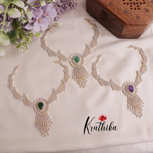 Gorgeous Sparkling CZ Stone Necklace NC2066