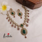 Elegant AD Victorian Ruby Drop Pendants Necklace NC1996