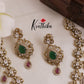 Elegant AD Victorian Ruby Drop Pendants Necklace NC1996