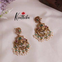 Royal Premium Peacock Design Guttaposalu Necklace NC2014