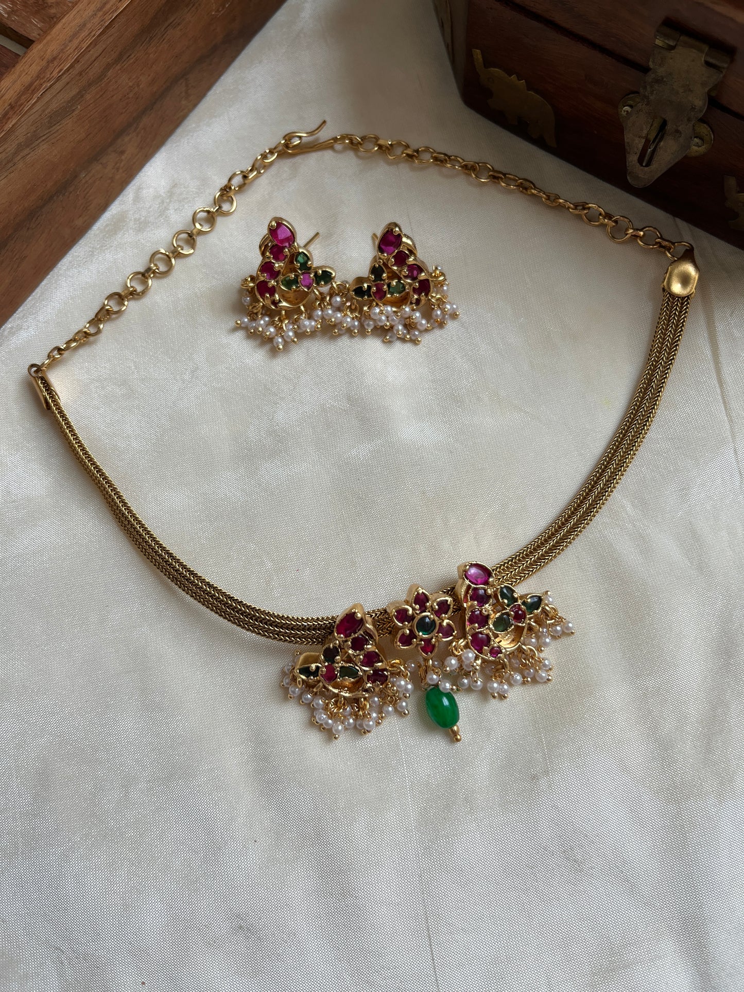 Simple Peacock Chain Necklace NC1097