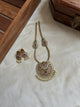 Simple CZ Chain Set Necklace NC1100