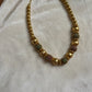Simple Golden Beads Necklace NC1104