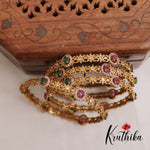 Beautiful AD Multi Stone Bangles B208 (Set of 4 Bangles)