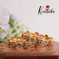 Grand Antique Multi Stone Temple Lakshmi Bangles B208