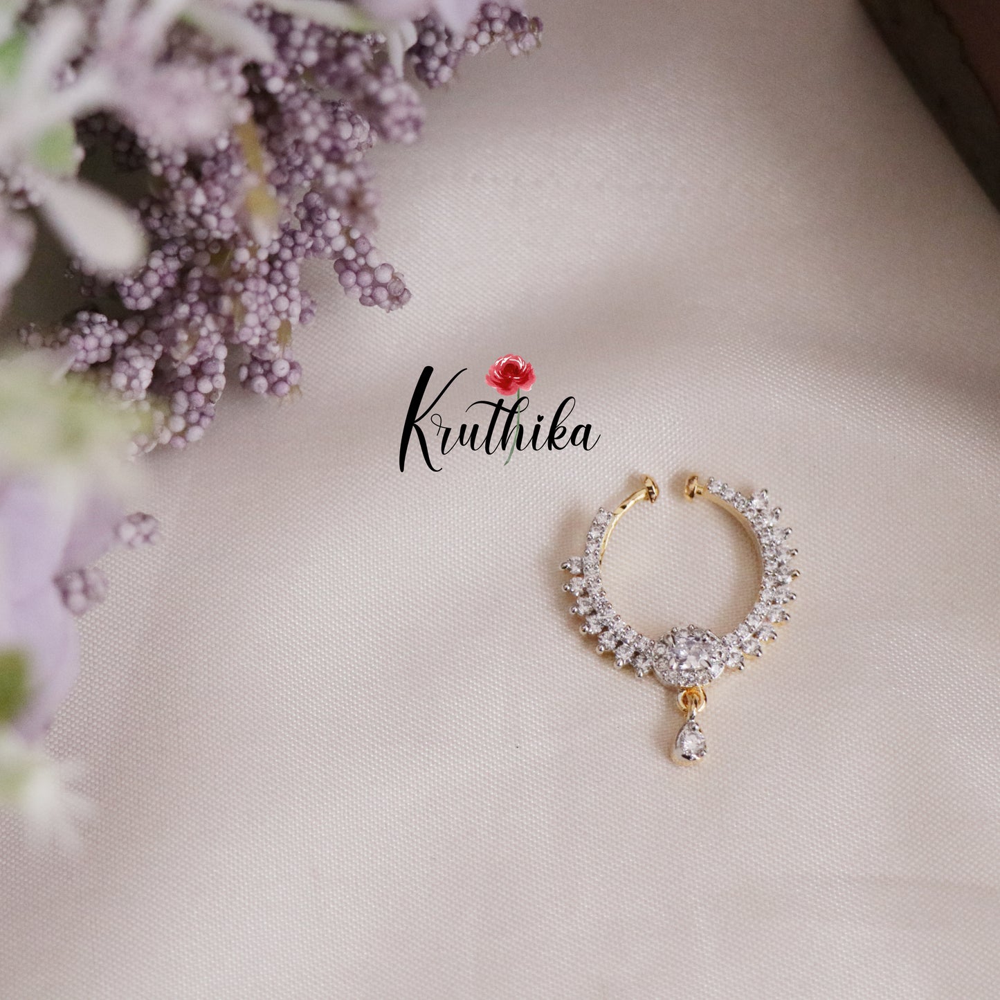 Royal Glow Nose Rings-No Piercing Required N46