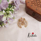 Grand Multi Stone Peacock Design  Puligoru Pendant with Jhumkas PS23