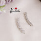 Simple CZ Starlight Bloom Earcuff E445