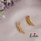 Beautiful CZ Golden Ivy Earcuff E446