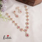 Gorgeous Sparkling CZ Raindrop Pendant Necklace NC2146 (Available in 2 Colours)