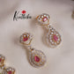 Gorgeous Sparkling CZ Raindrop Pendant Necklace NC2146 (Available in 2 Colours)
