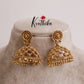 Royal Antique Gold Mesh Jhumkas E435