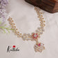 Beautiful CZ Jade Blossom AD Necklace Set NC2144 (Available in 3 Colours)