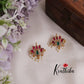 Beautiful Lotus Glow Studs Earcuffs | upper earrings | Bugadi Earrings E463