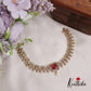 Trendy CZ Velora Victorian Necklace with Pearl Drops NC2157 (Available in 2 Colours)