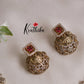 Trendy CZ Velora Victorian Necklace with Pearl Drops NC2157 (Available in 2 Colours)